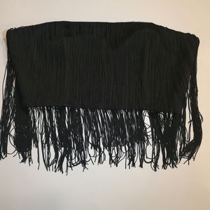 Fringe Tube Top Size Large